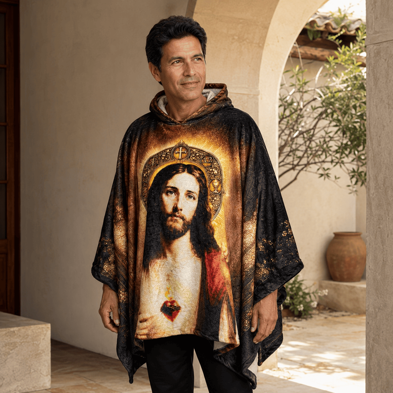 MANTO DE FÉ CORAZON JESUS