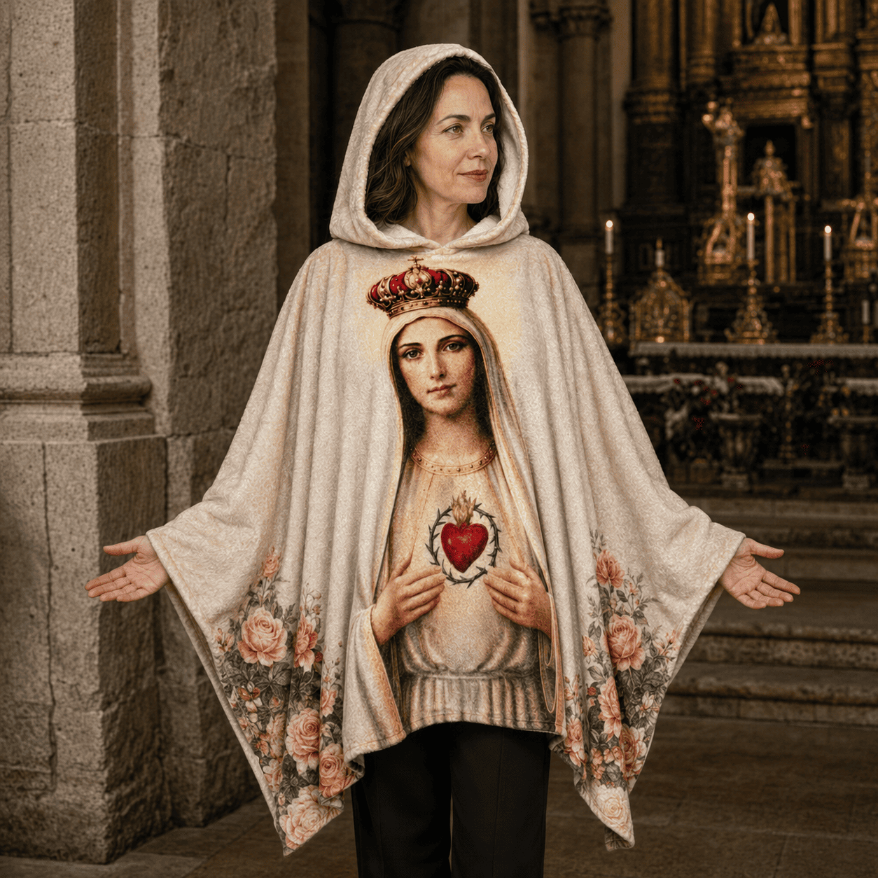 MANTO DE FÉ FATIMA
